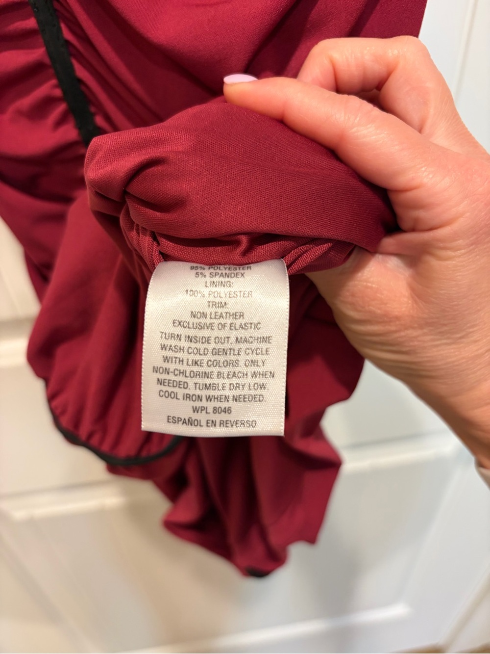 Thalia & Sodi - Unique Ruching Rich berry Dress - Size XS - Picture 6 of 6